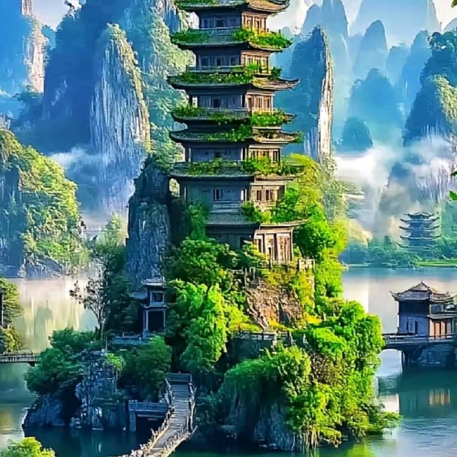 站在山顶看风景
