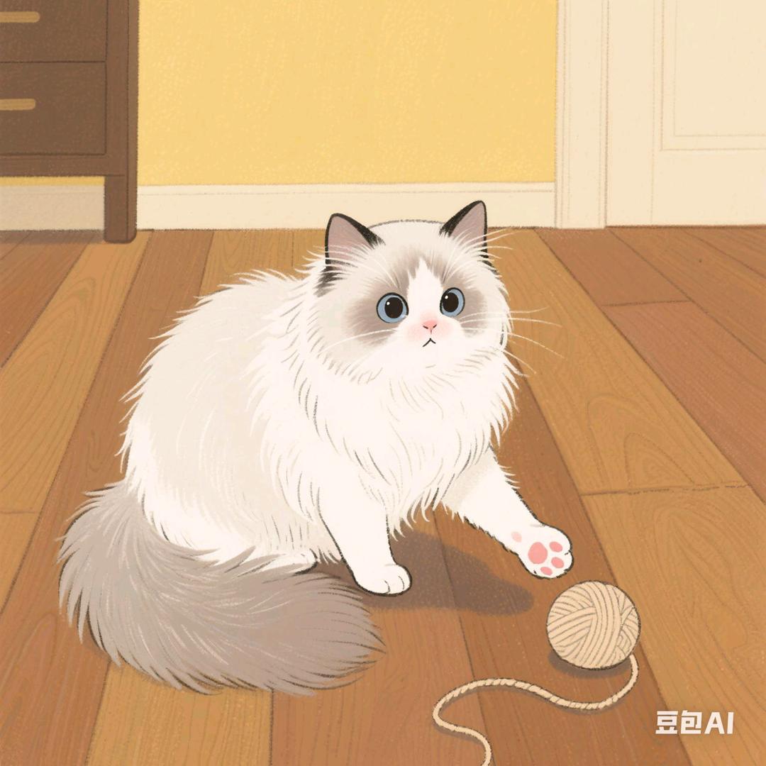七宝是只布偶猫