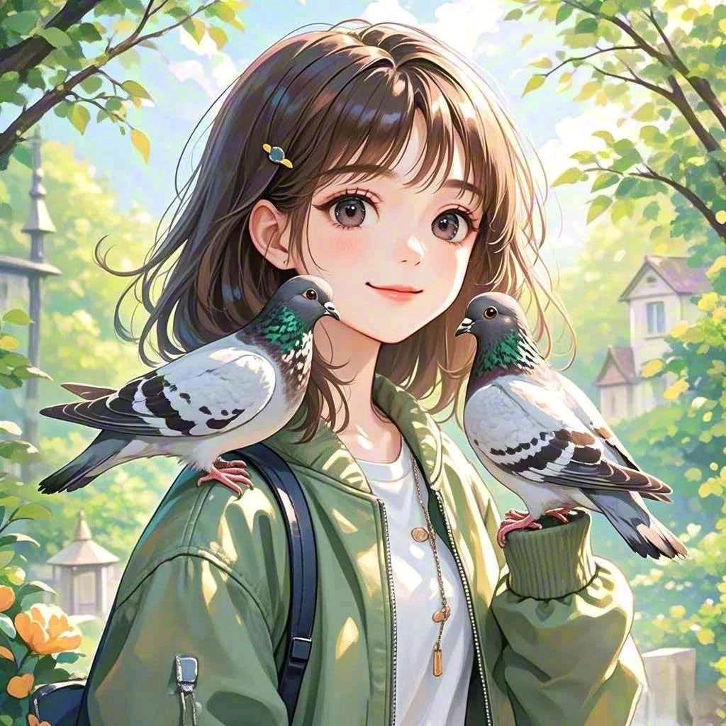 小孙赶大集淘好鸽