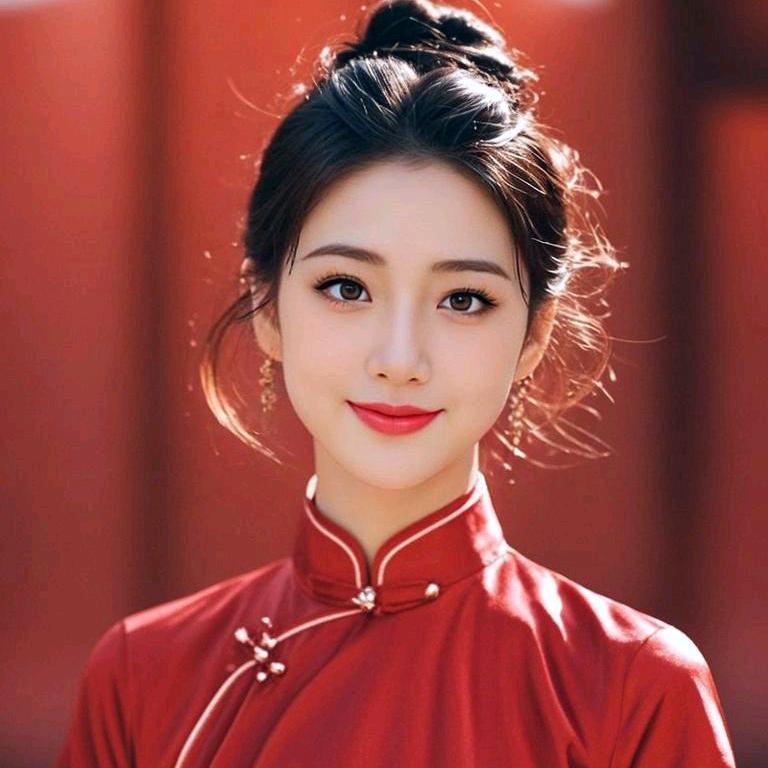 幸福快乐的阿姨