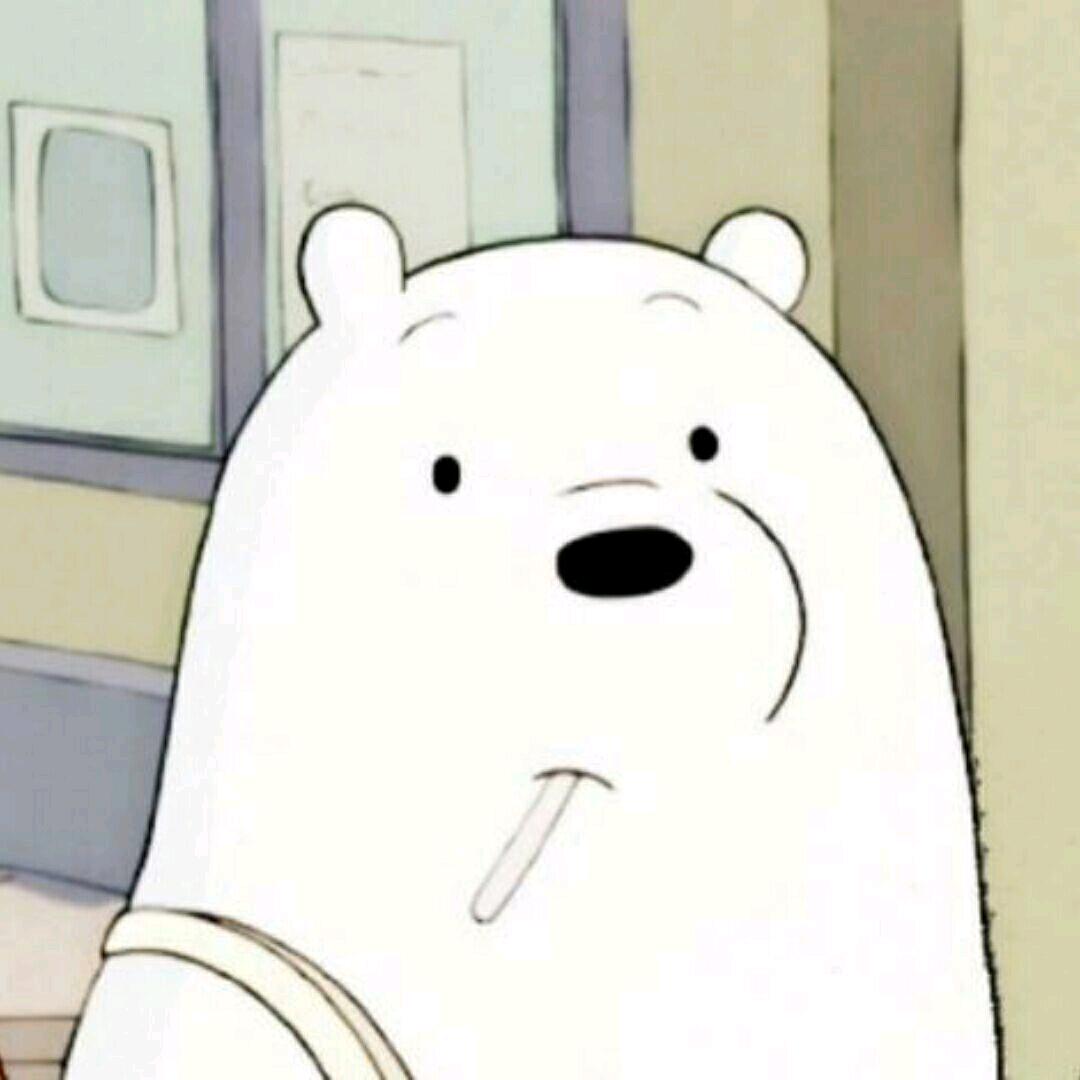 努力的白熊