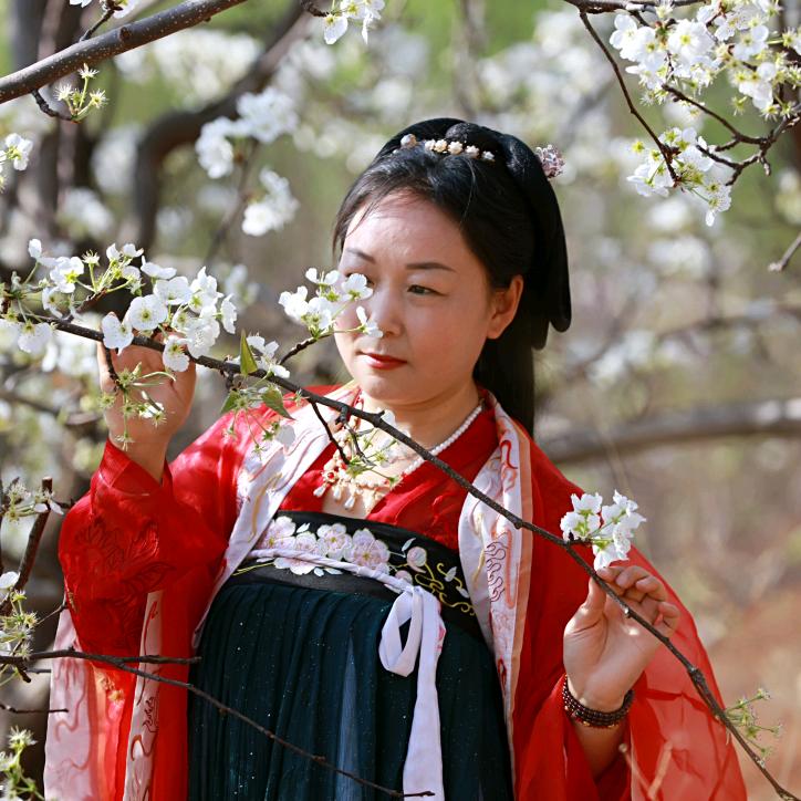 霓裳一袭！(原创摄影)！