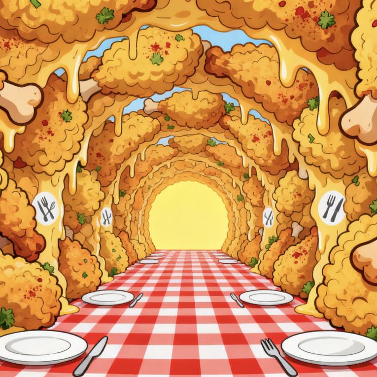 请通过炸鸡通道