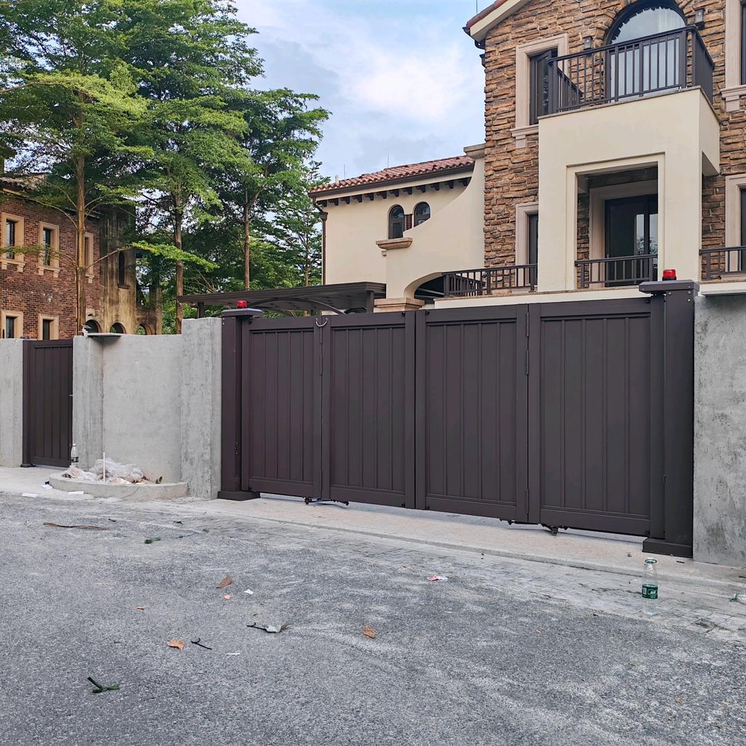 【龙源门业】悬浮门别墅平移门悬浮折叠大门