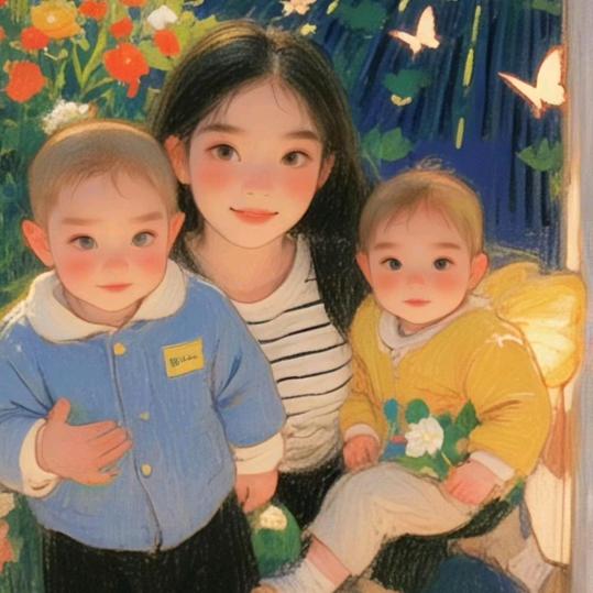 两个小苦瓜妈妈