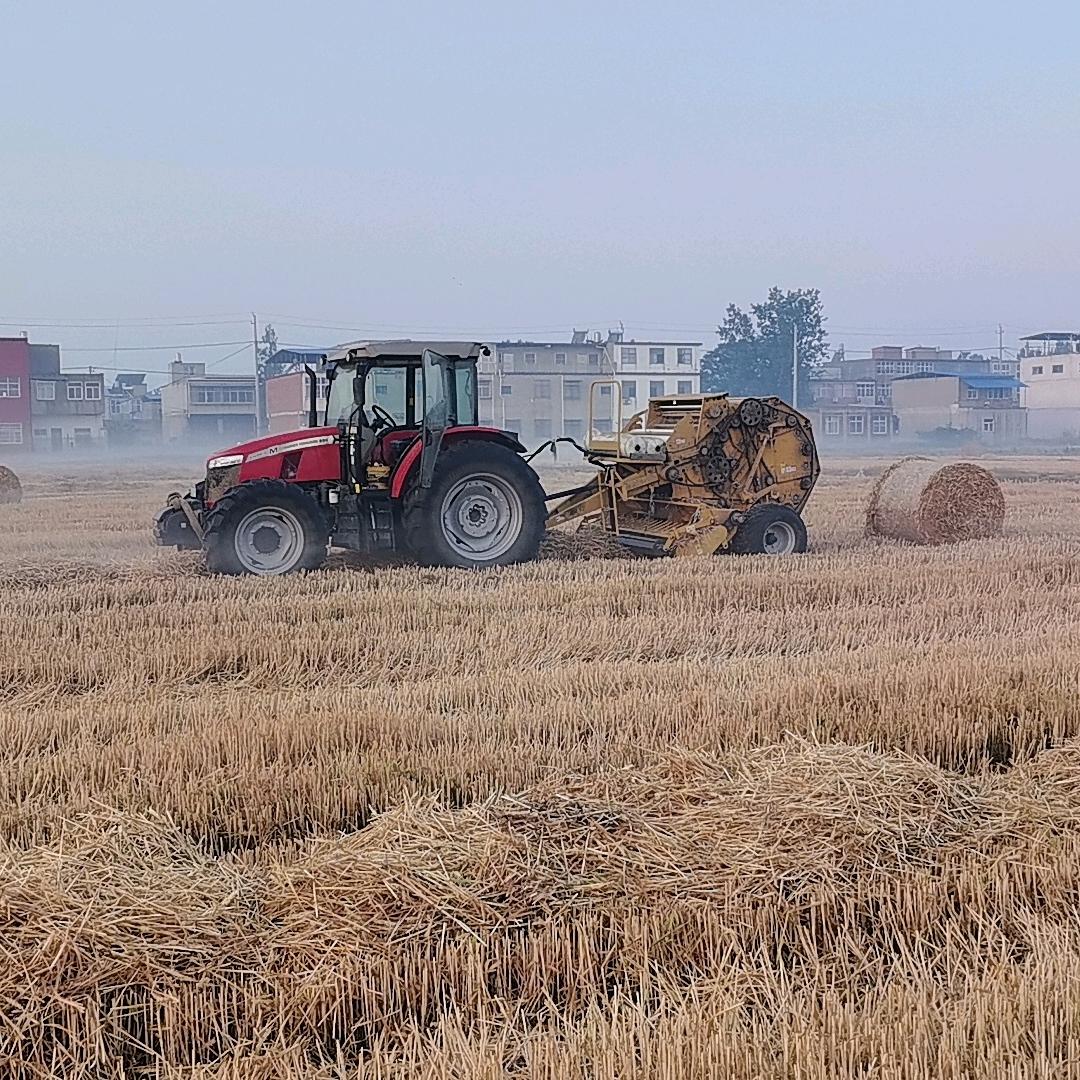 秸秆打捆离田