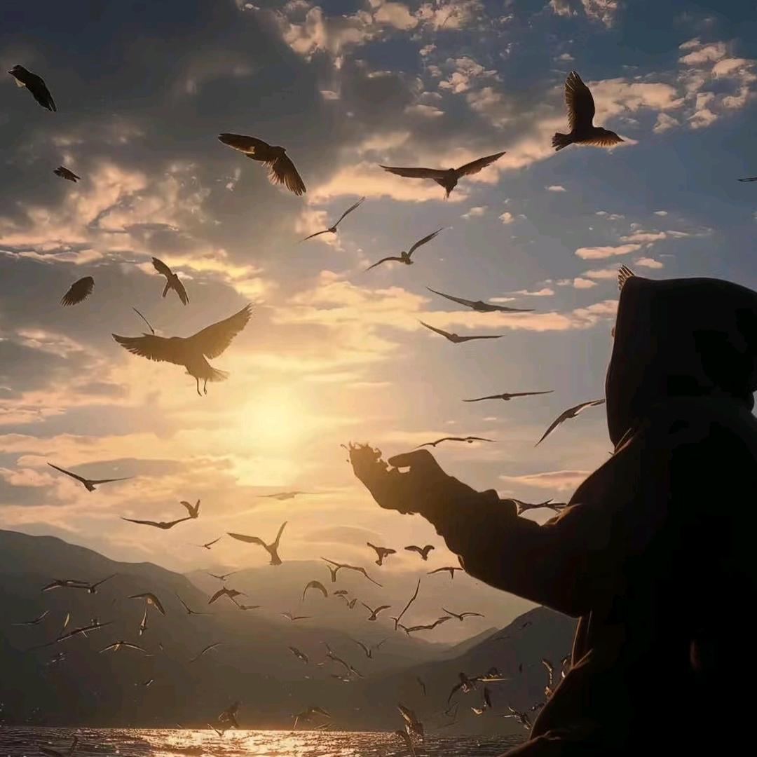 喜欢画画的小伙子