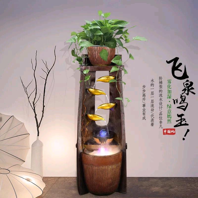 时尚流水摆件