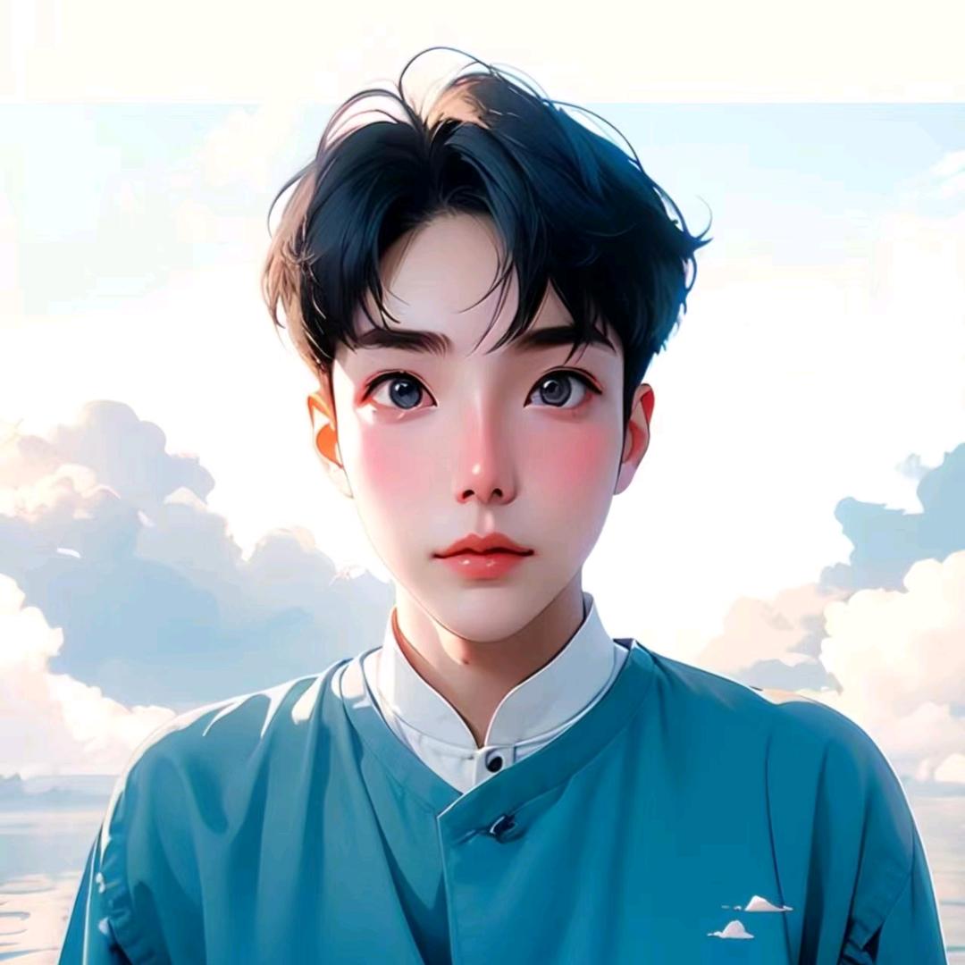 阳光帅气大男孩