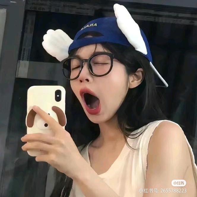 吃饱了  嗝～