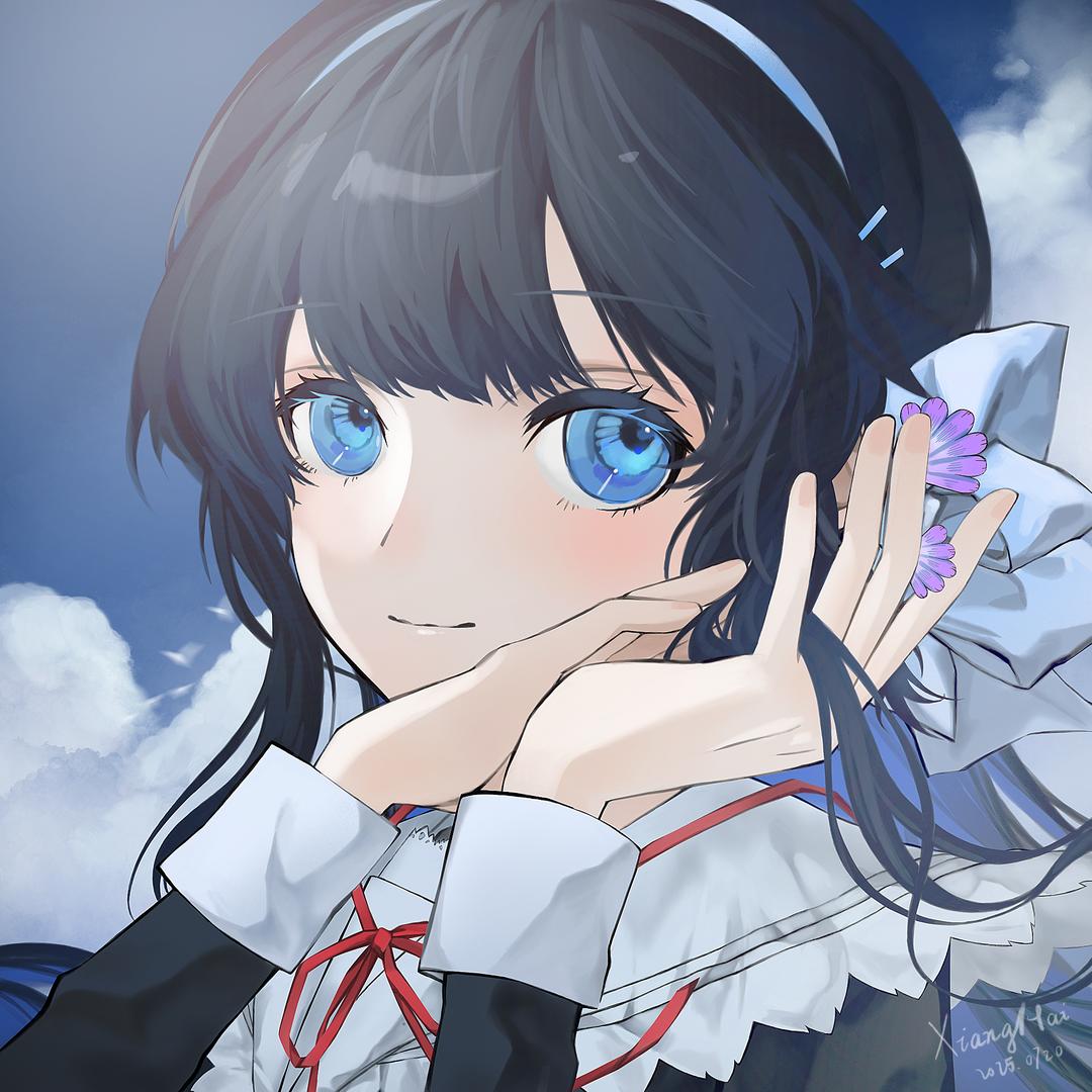 天才美少女画家像海
