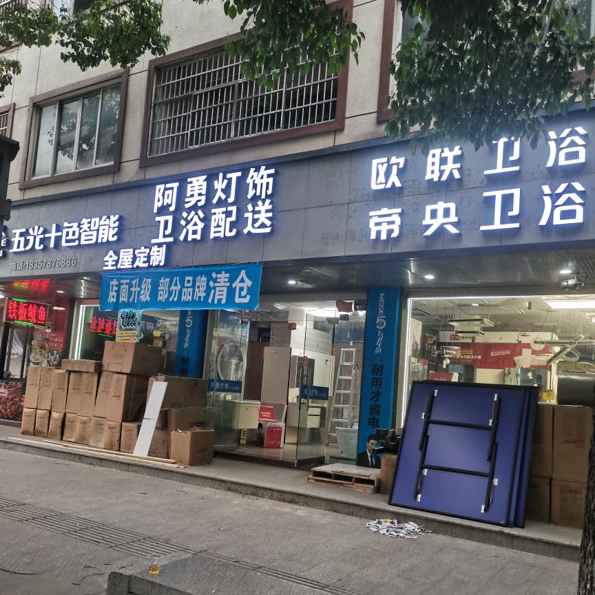 丽水市阿勇【东帝卫浴】红声照明批发