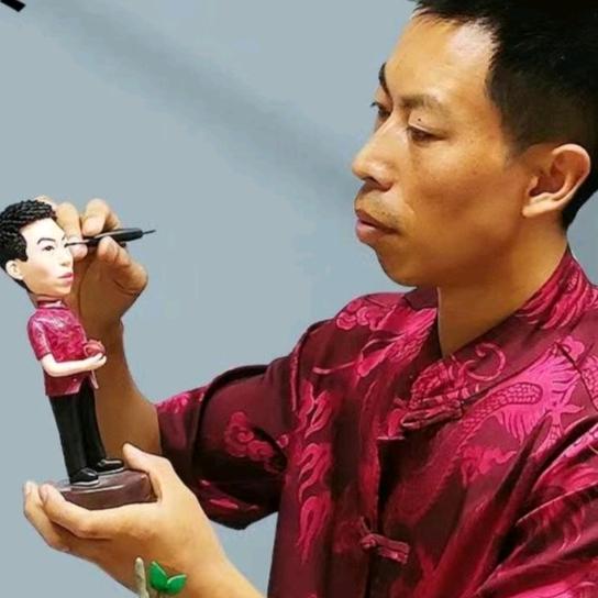 李成才面塑