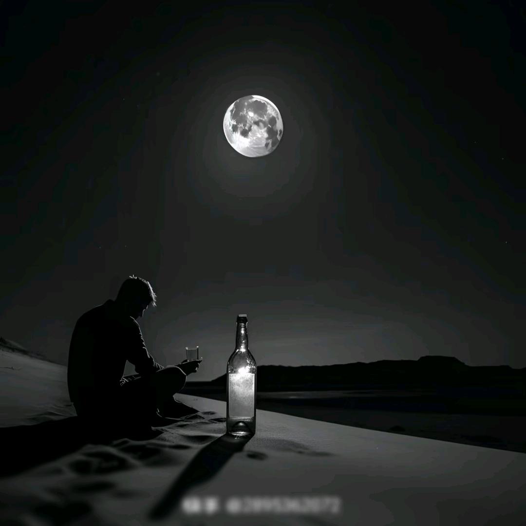 月下夕阳