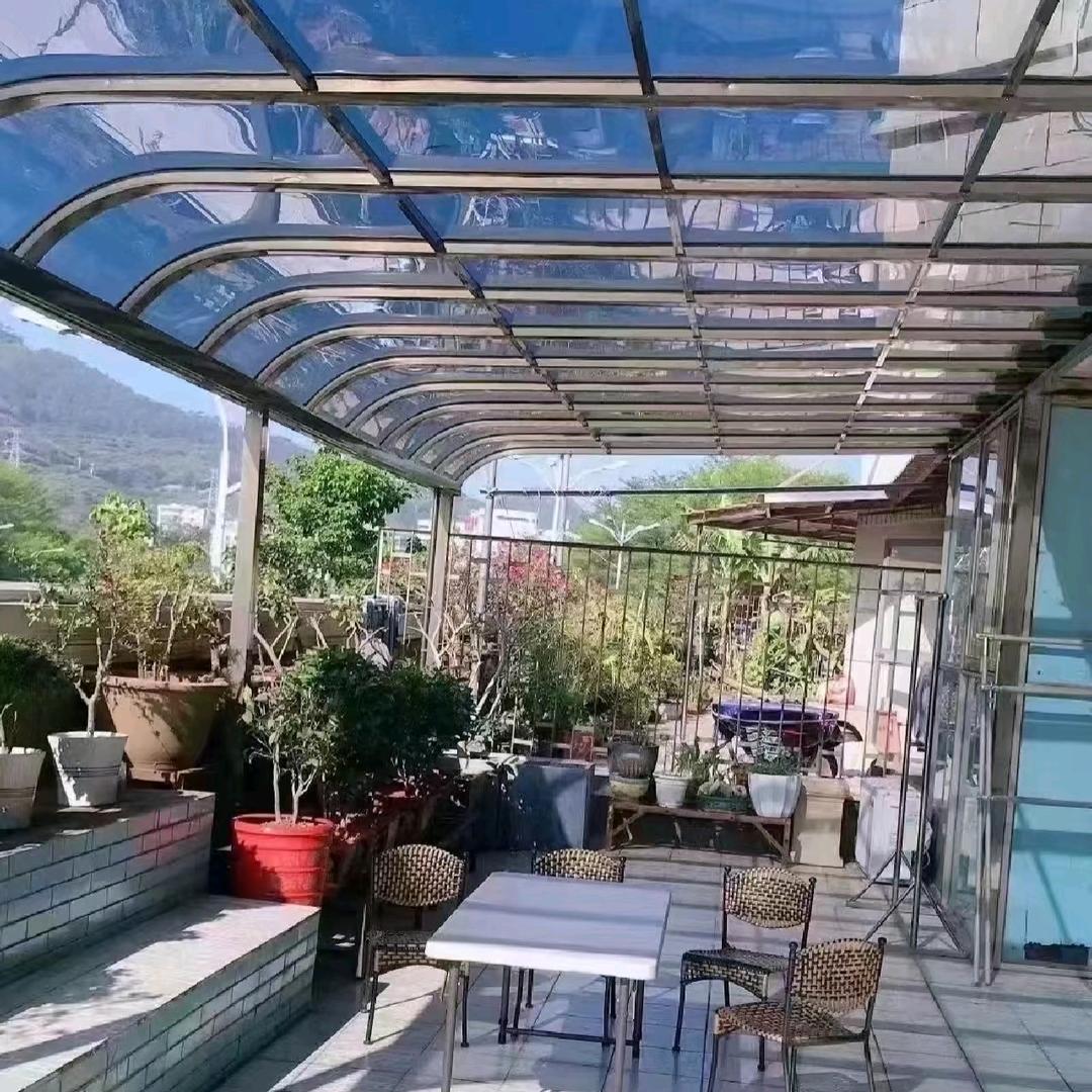 河南耐力板雨棚工厂