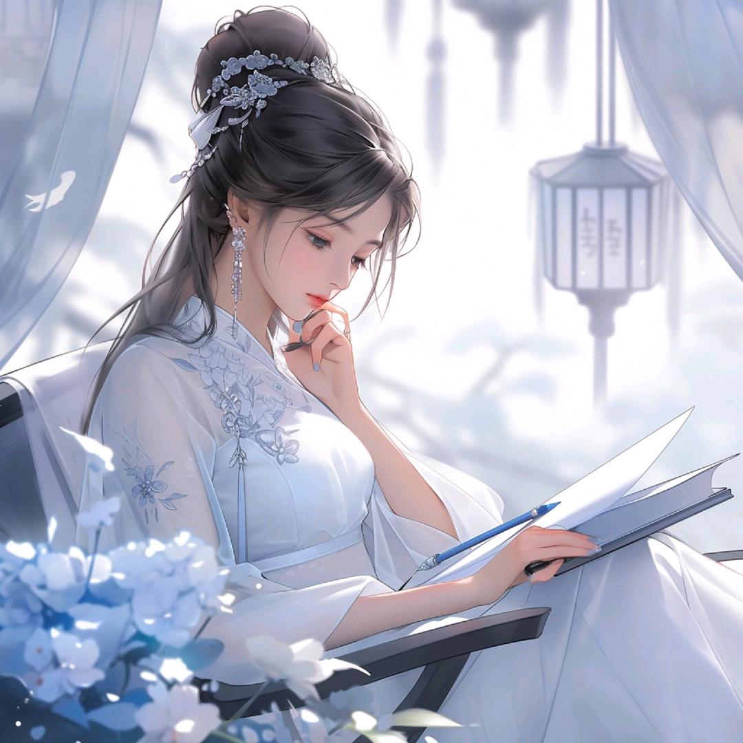白鹭爱看书