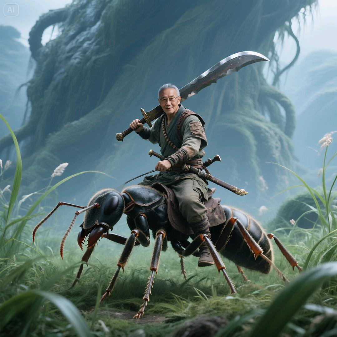 骑着蚂蚁去巡山