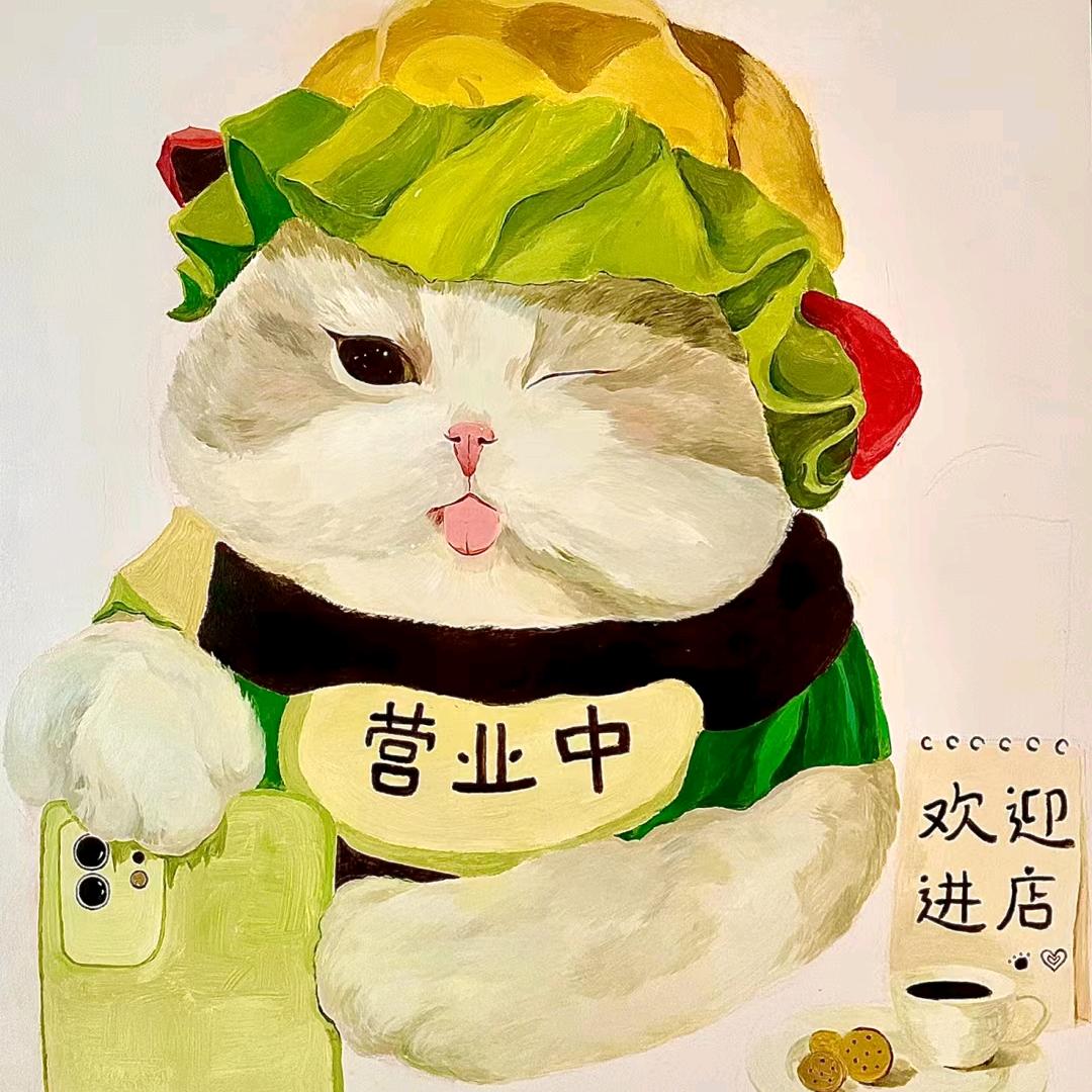 金华古子城首家撸猫原创手作店