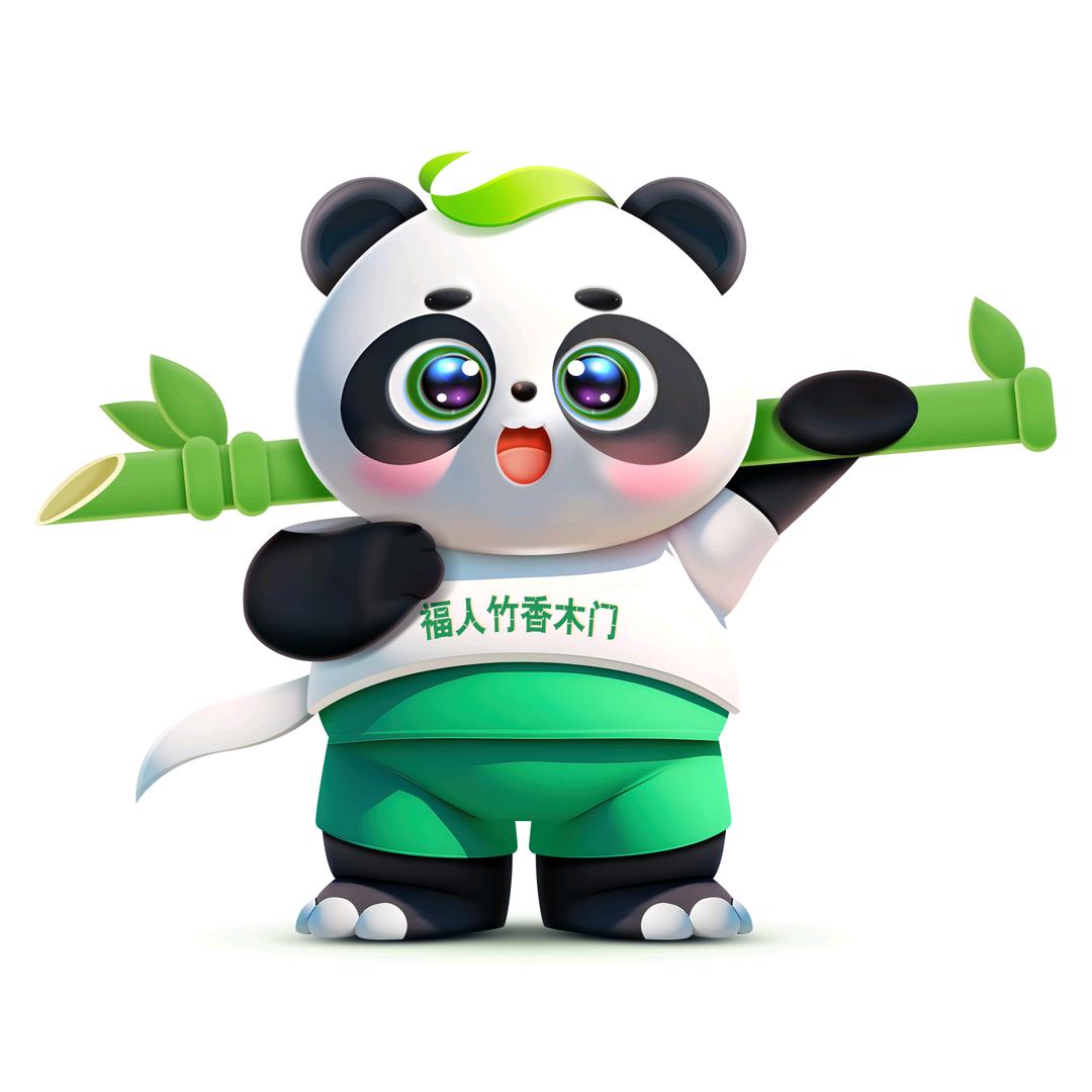 尚泽木门·福人竹香木门