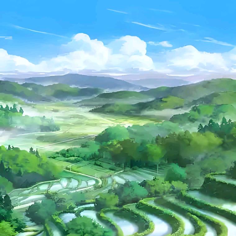 青山绿水