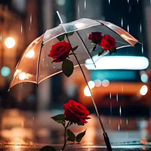 🌹喜欢雨中漫步☔