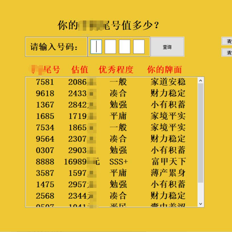 手机号值多少