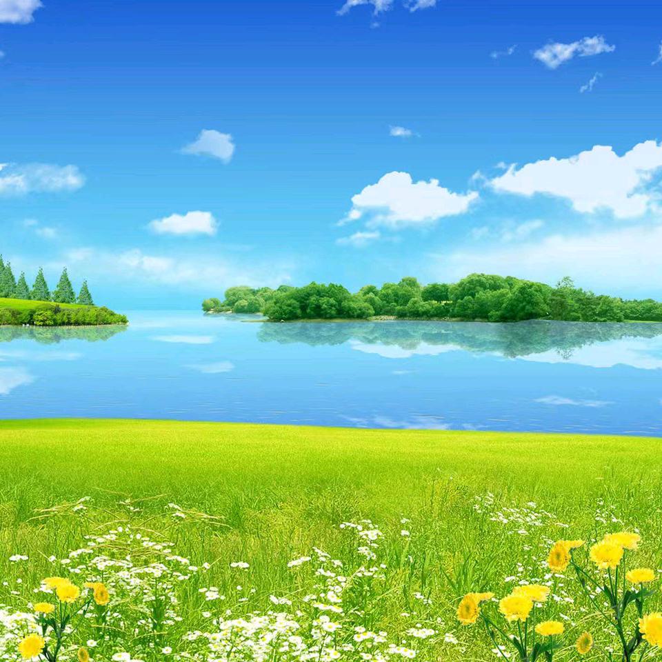 绿水蓝天