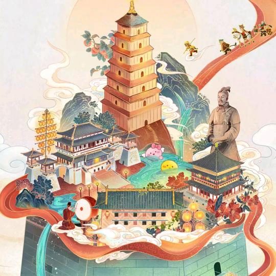 小楼一夜听春雨