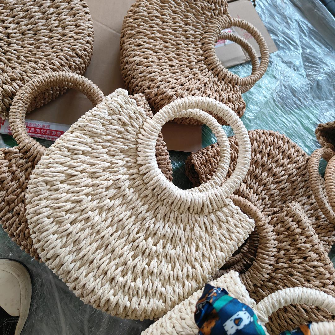 双艺工艺品草编包