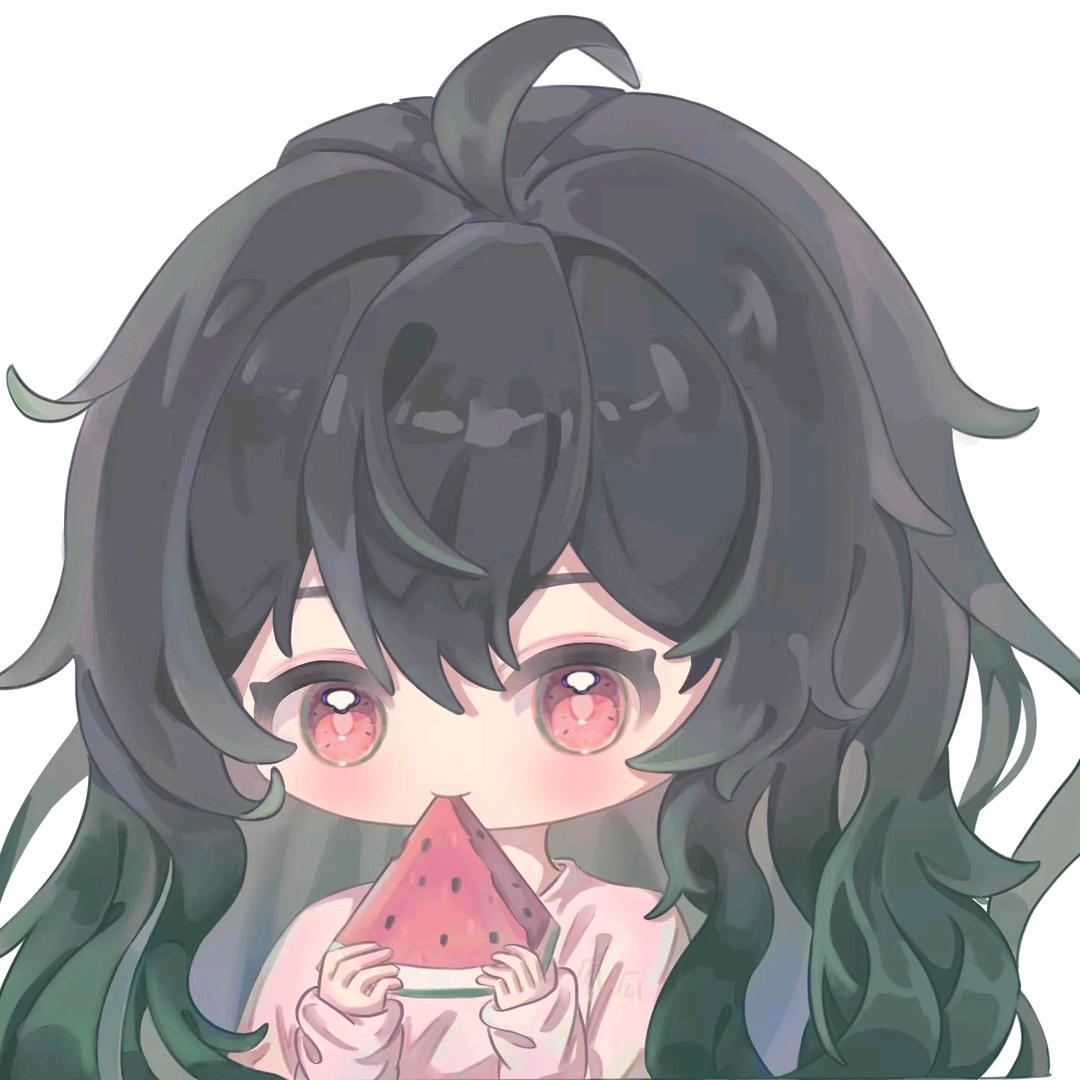 抱着🍉吃夏天🌈🦋（怕热版~）