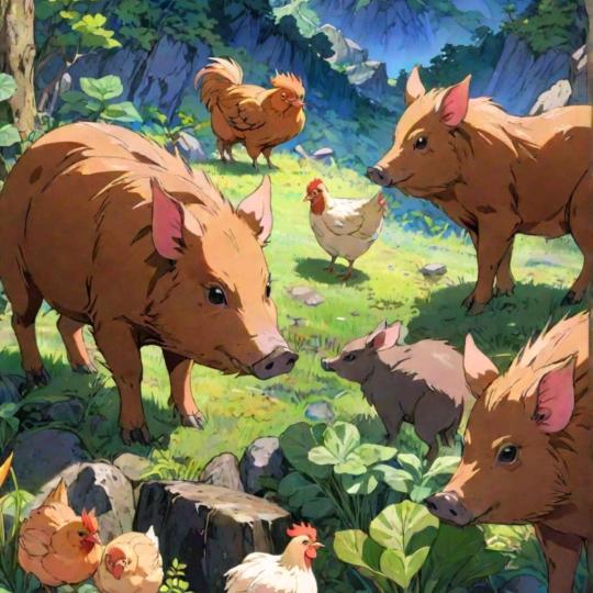 山里自产自养产品