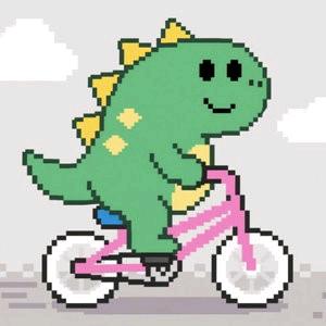 恐龙蹬车