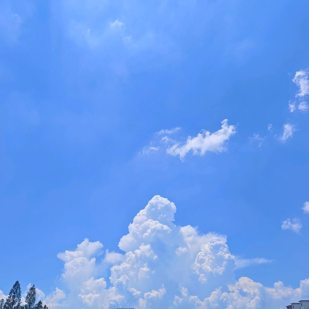蓝蓝的天
