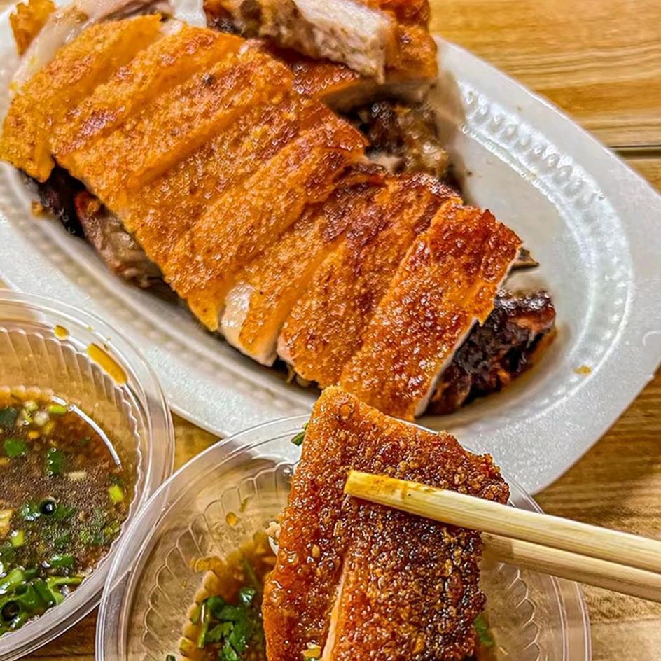 陆川正宗脆皮烤土猪