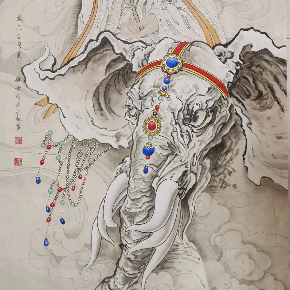 灵牙白，饭团（灵斗象）