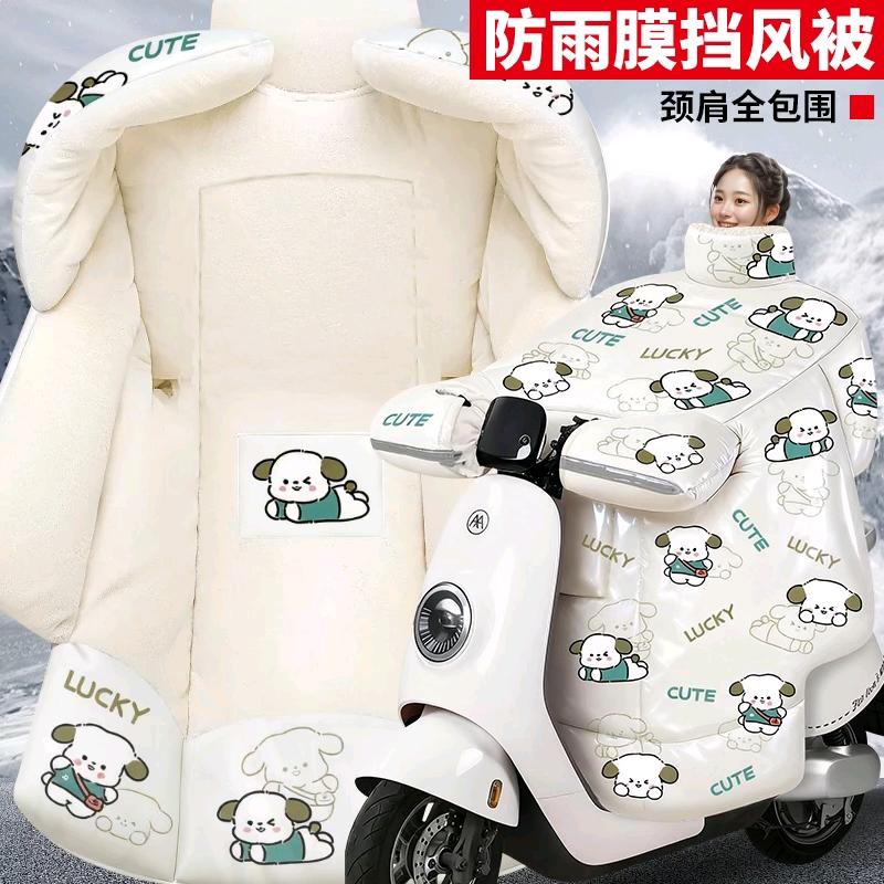 龙猫骑士挡风被