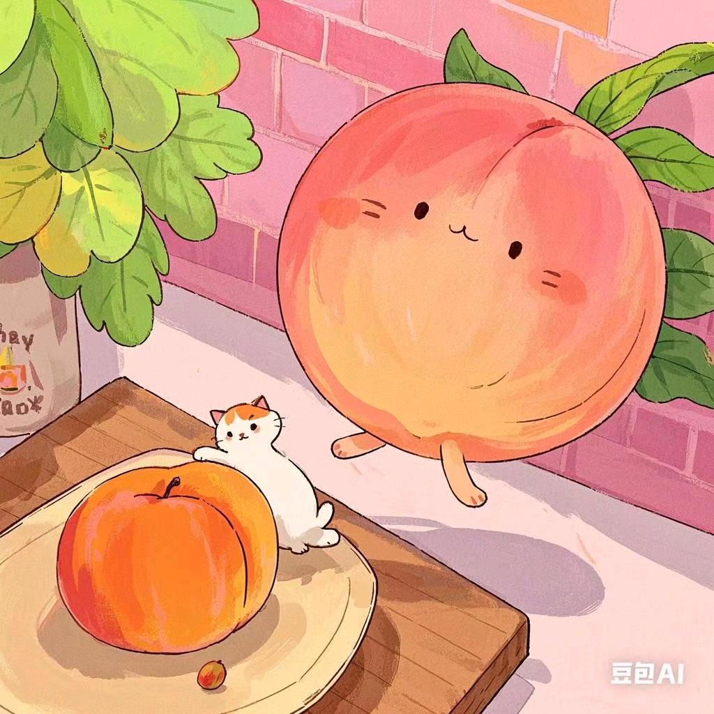 🍑胖桃儿插画🍑（接稿版）