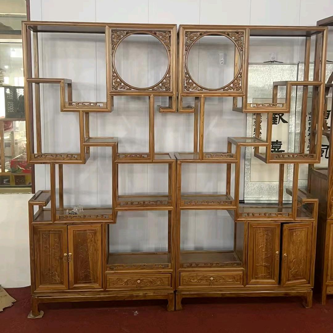 老榆木实木茶台