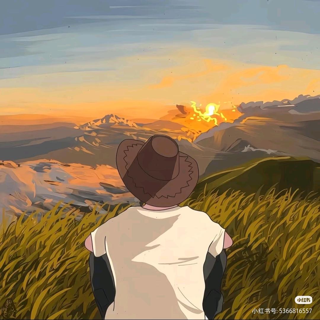 橘色落日收藏家