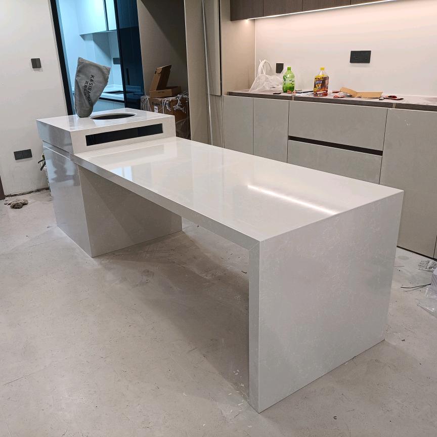 精品石英石高端台面-朱郎