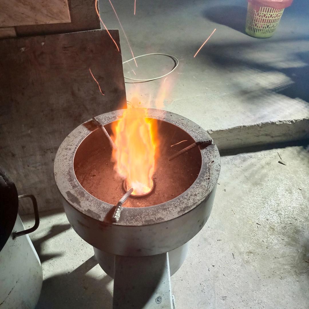 无烟猛火柴火气化炉