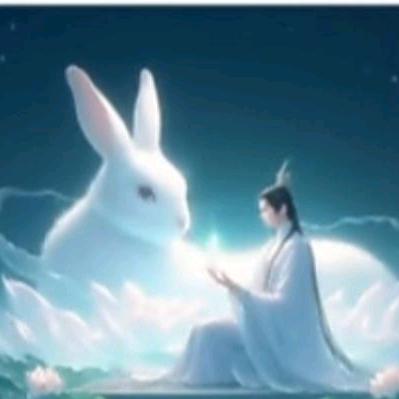 嫦娥怀里的玉兔