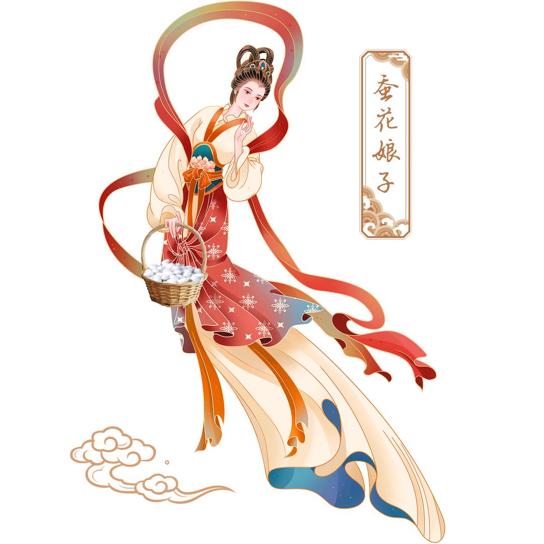 南浔蚕花娘子真丝服饰