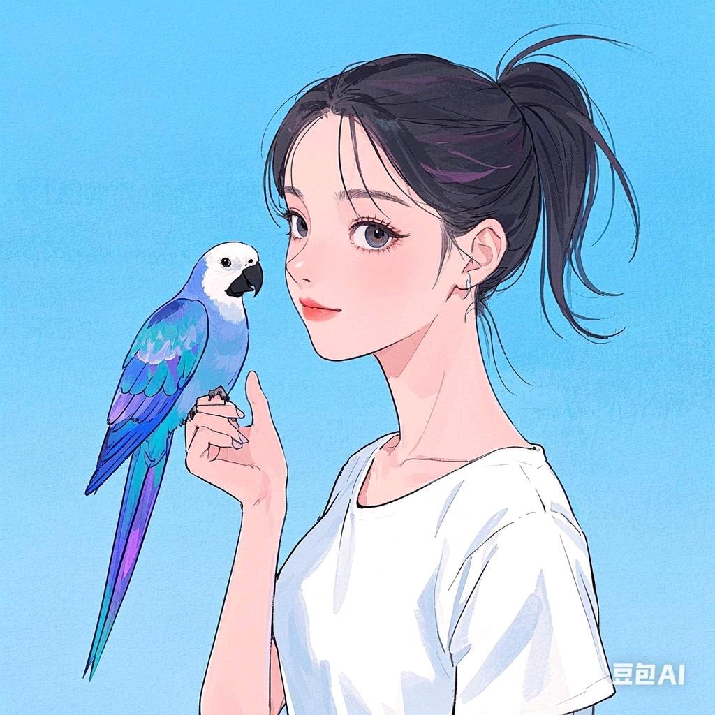 夏老师(手养鹦鹉)
