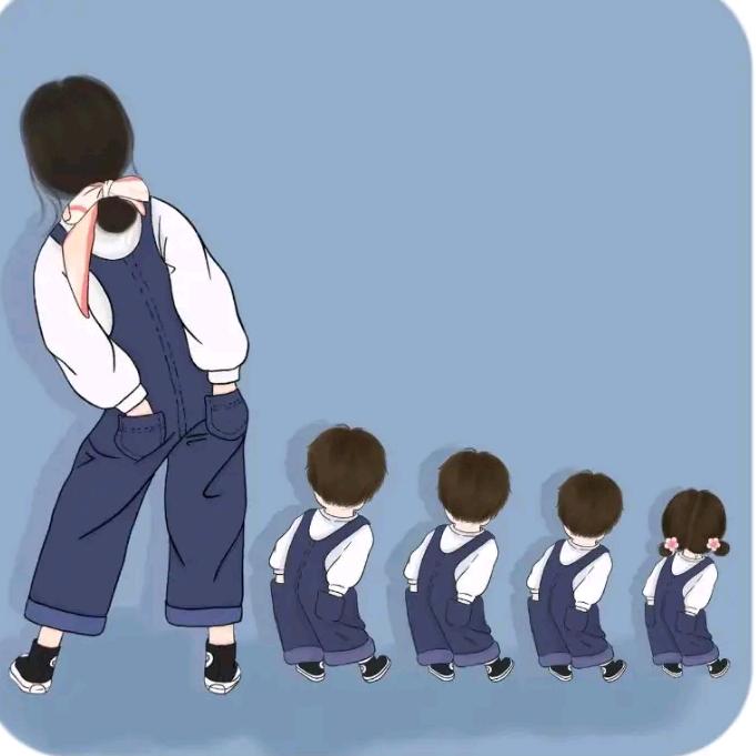 四个宝贝的妈妈😊