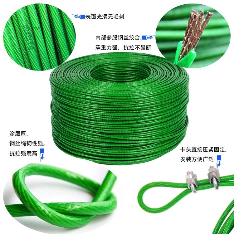 涂塑包塑钢丝绳