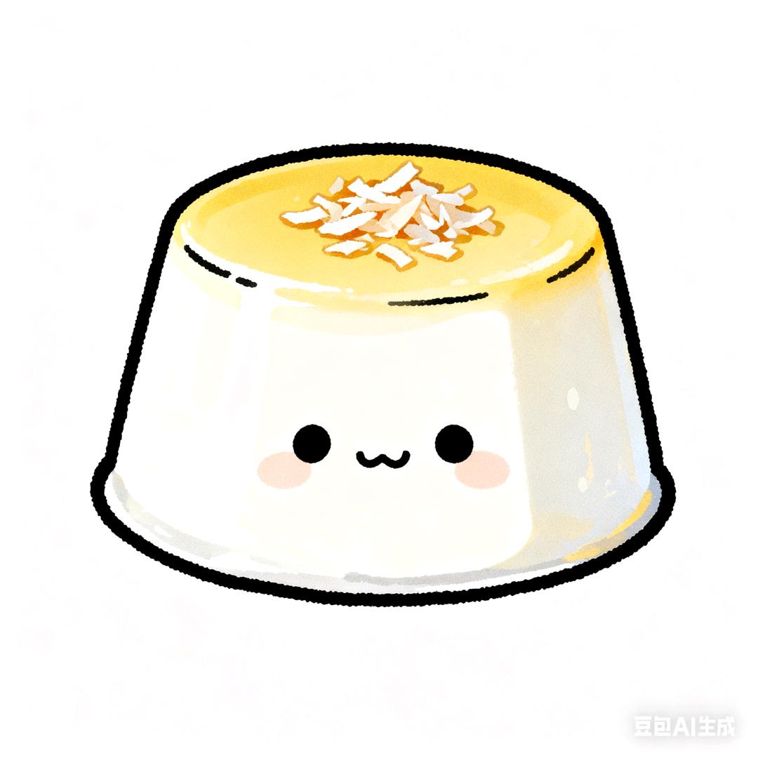 椰奶布丁冻