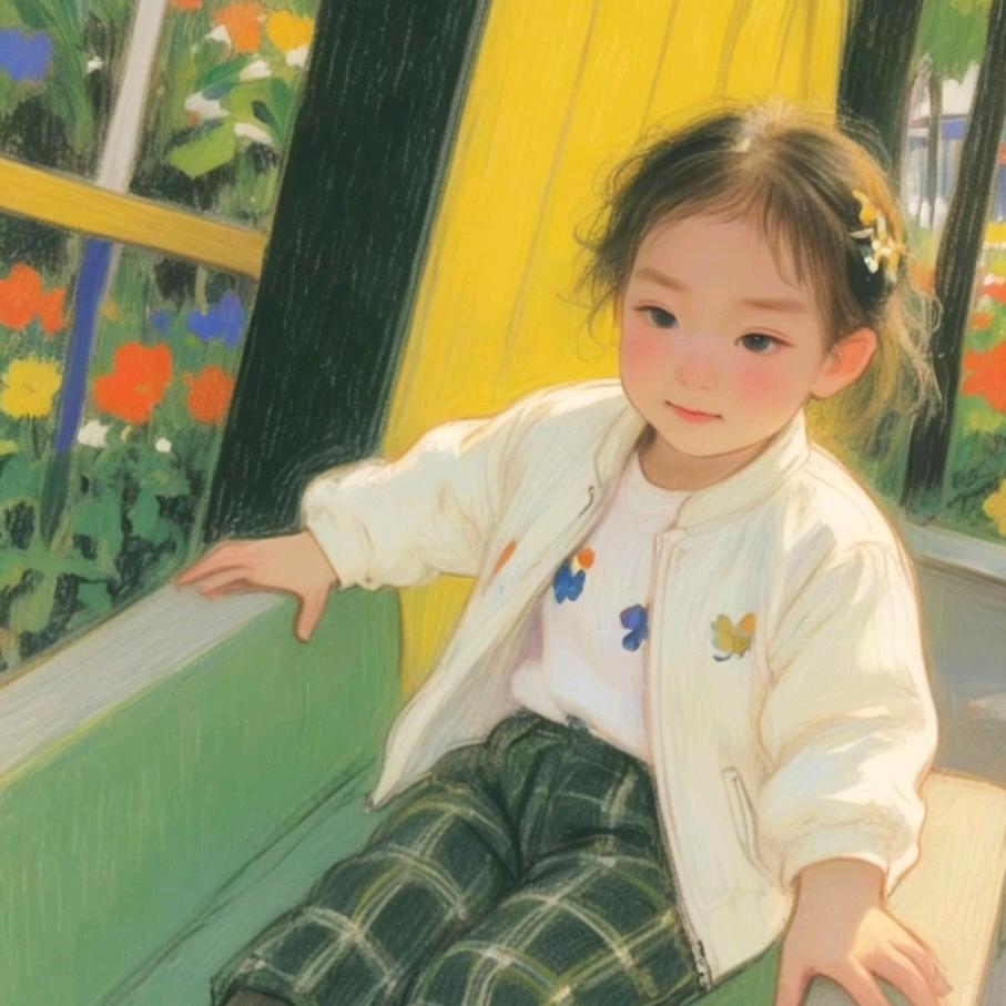 米朵是个小卷毛