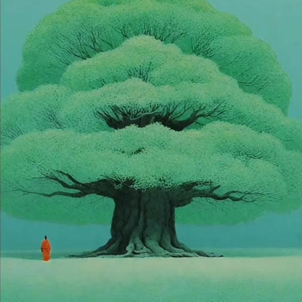 西看佛树几千秋