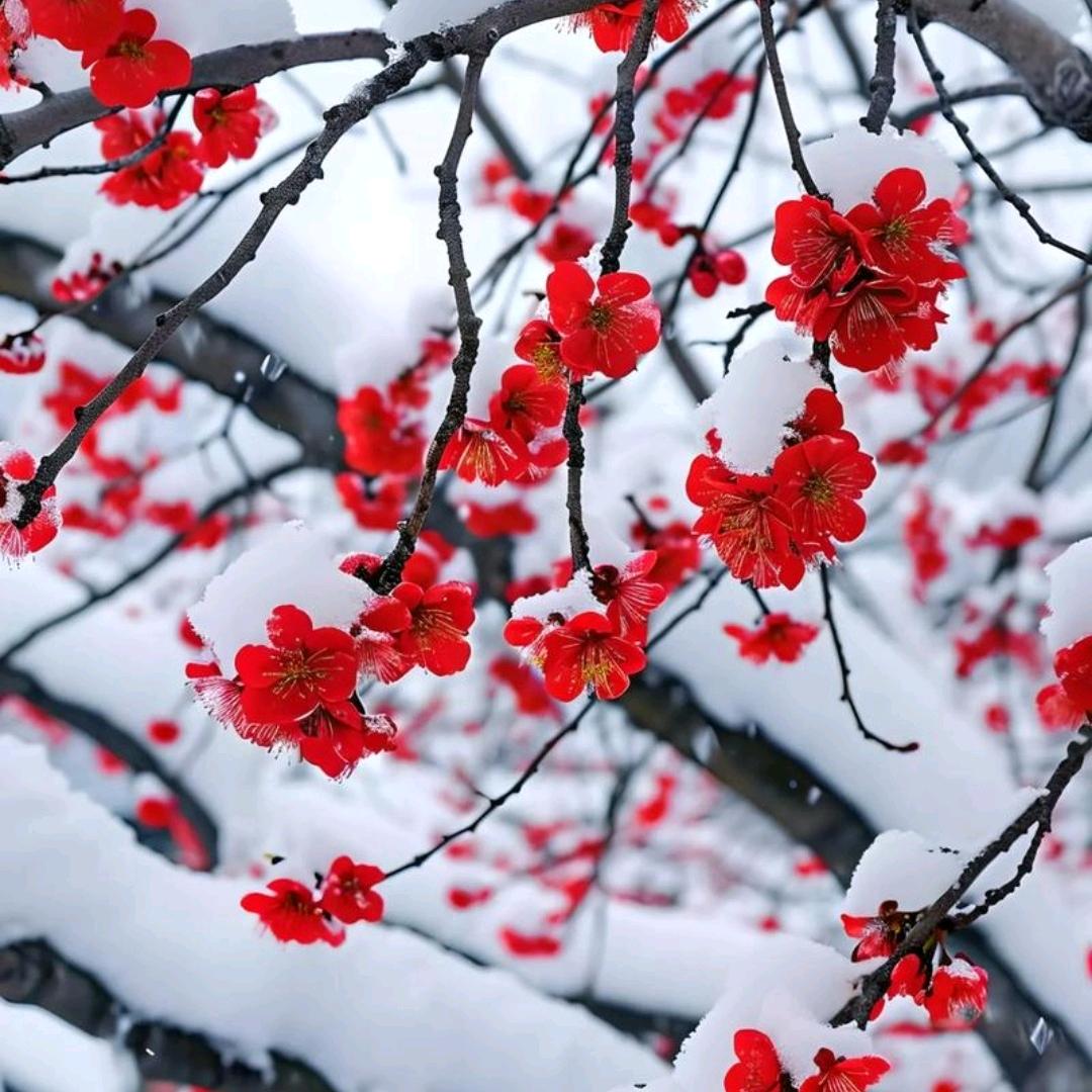 雪里红梅